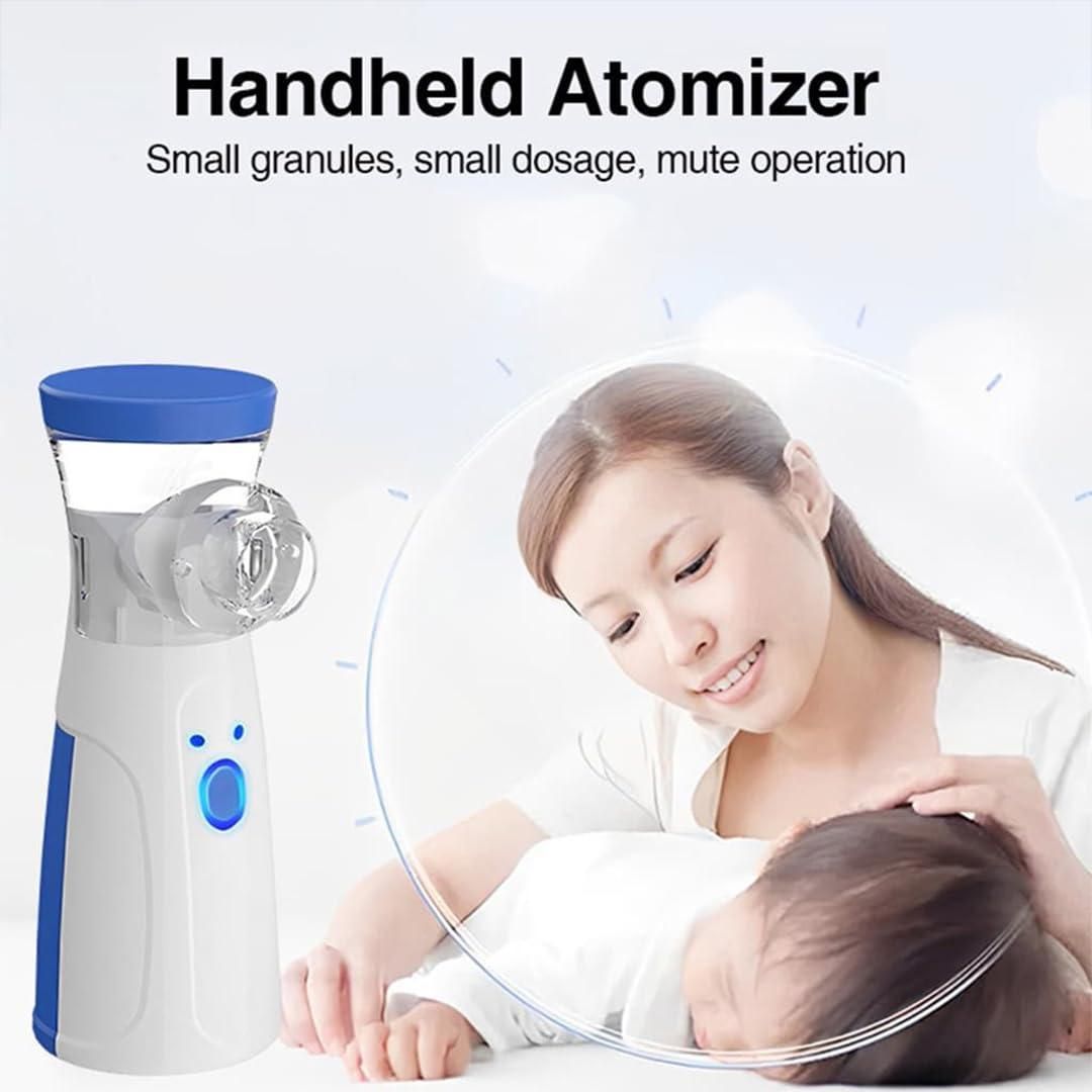 Portable Ultrasonic Rechargeable Mesh Nebulizer – Silent & Fast Relief 🌬️