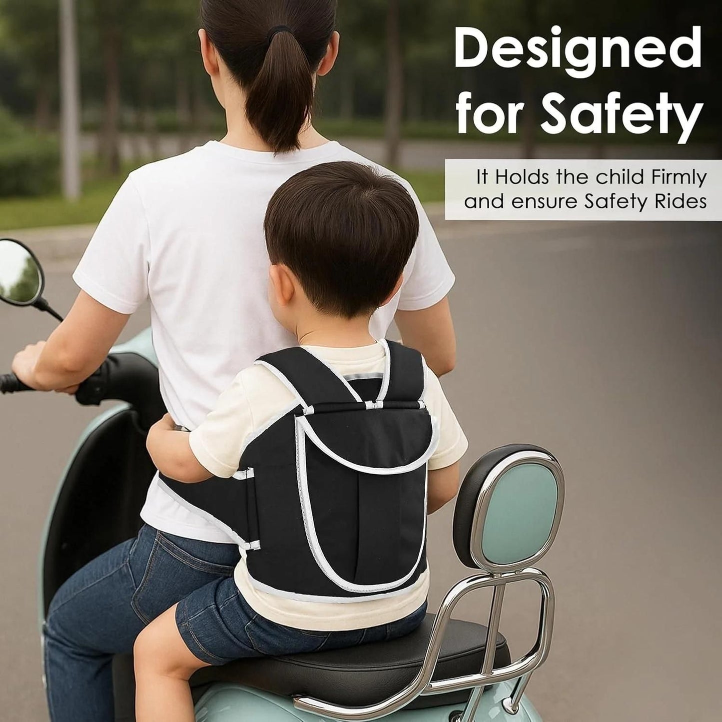 🛡️ Kids Safety Belt for Bike | Secure Ride Protection 👶✨