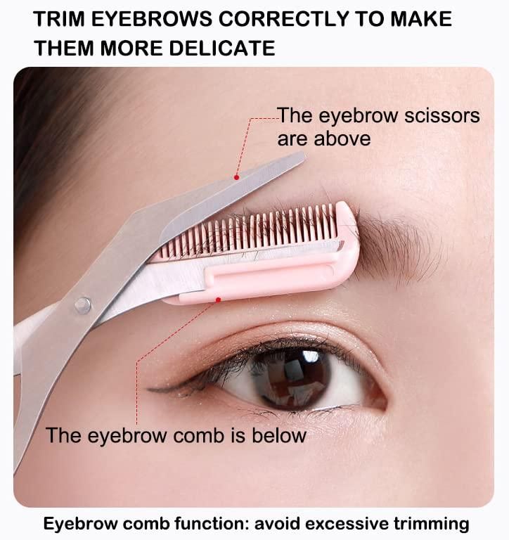 ✨ Precision Eyebrow Trimmer Scissors ✂️