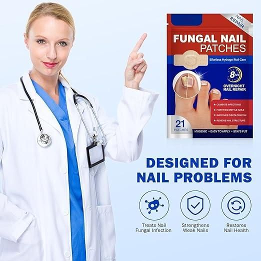 ✨ Fungal Nail Repair Patches (40 pcs) | Healthy Nails Solution 💚