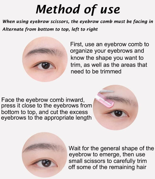✨ Precision Eyebrow Trimmer Scissors ✂️