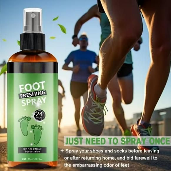 FreshStep Foot Freshening Spray – Long-Lasting Odour Protection 👣✨(Pack of 2)
