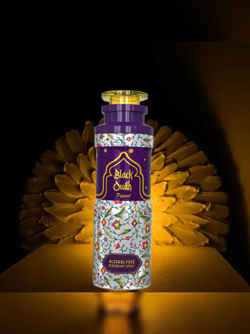 Black Oudh Alcohool Free DeoDorant Spray 200ml and Blue Star Concentrated Attar(Pack of 2)
