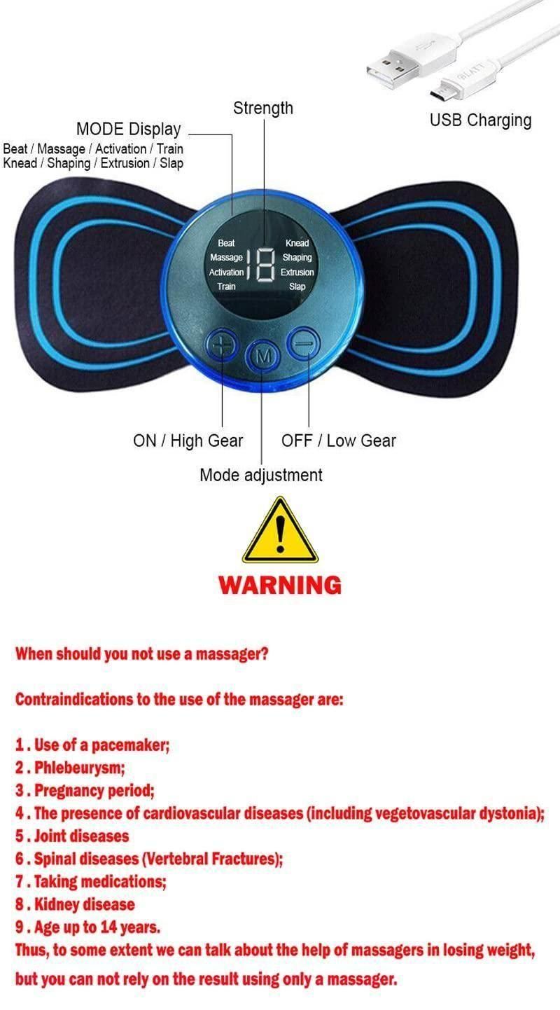 RelaxPulse Mini Electric Muscle Massager 💆‍♂️