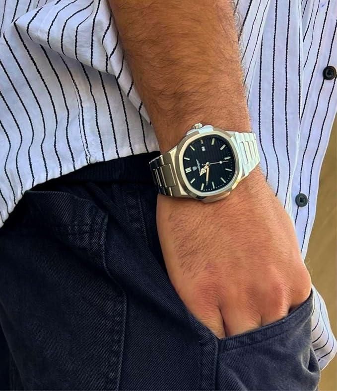 EliteTime Luxury Stainless Steel Watch ⌚✨