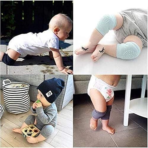🛡️ Baby Knee Pads (2 Pairs) | Safe Crawling Protection 💖