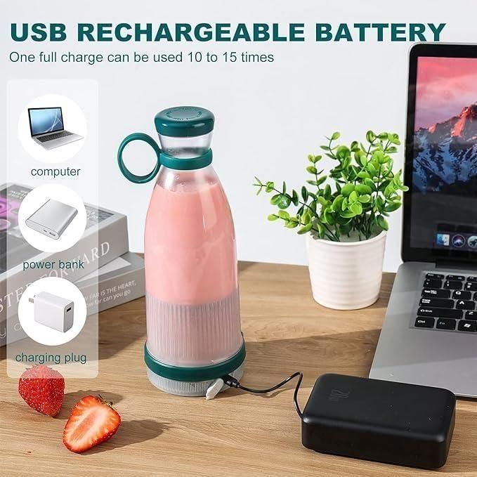 Portable USB Mini Juice Blender – Fresh Juice Anytime 🥤⚡