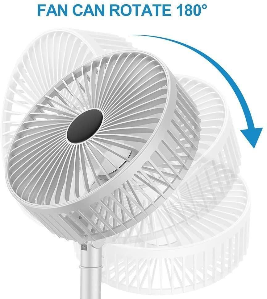 TurboCool Rechargeable High-Speed Desk Fan ❄️⚡