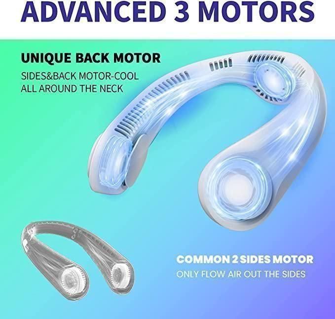 🌬️ Portable Bladeless Rechargeable Neck Fan