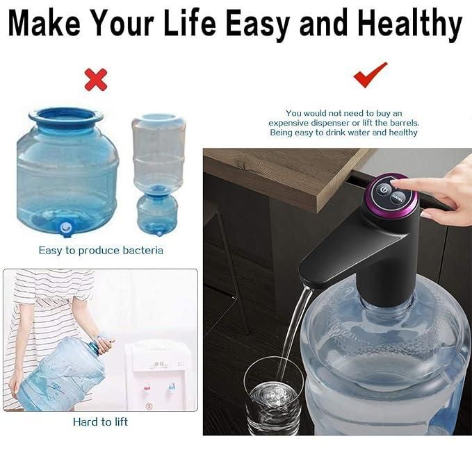 Smart USB Barrel Water Pump – Portable Mineral Water Dispenser 💧