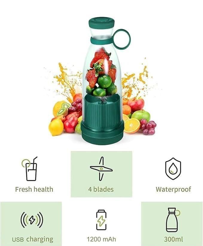 Portable USB Mini Juice Blender – Fresh Juice Anytime 🥤⚡
