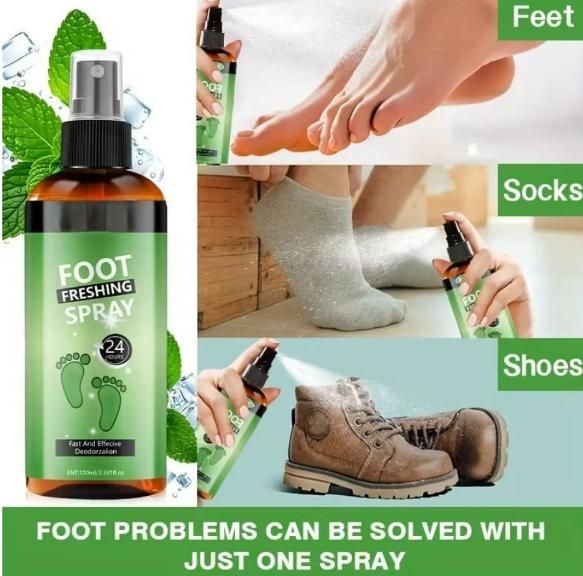 FreshStep Foot Freshening Spray – Long-Lasting Odour Protection 👣✨(Pack of 2)