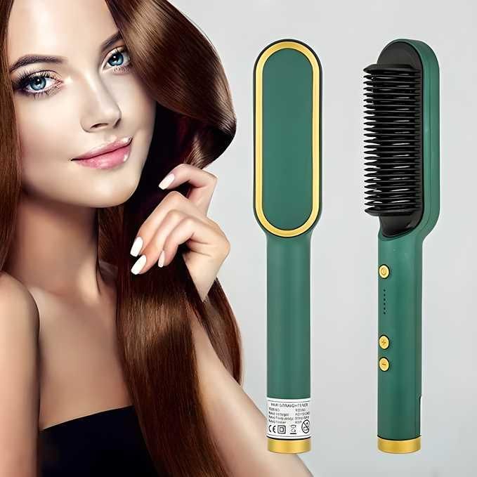 3-in-1 Ionic Hair Straightening Brush 💇‍♀️