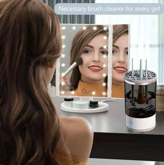 GlowClean Electric Makeup Brush Cleaner ✨🧼
