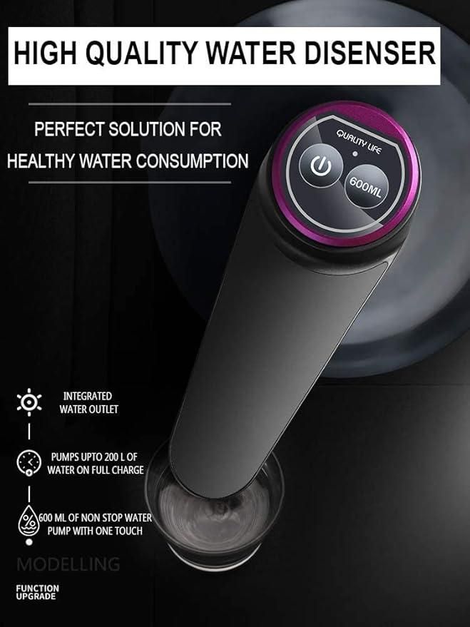Smart USB Barrel Water Pump – Portable Mineral Water Dispenser 💧
