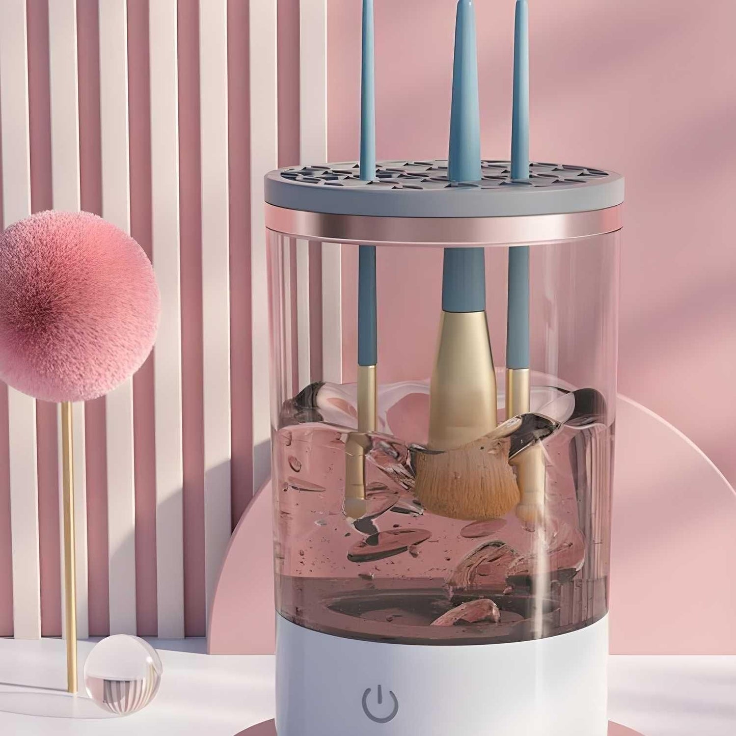 GlowClean Electric Makeup Brush Cleaner ✨🧼