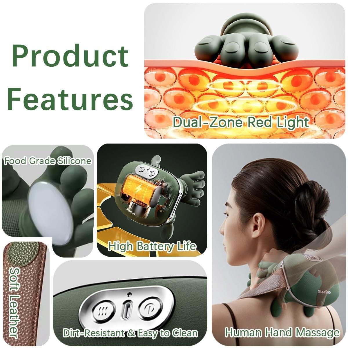 DeepRelax Shoulder & Neck Massager with Heat 💆‍♂️🔥