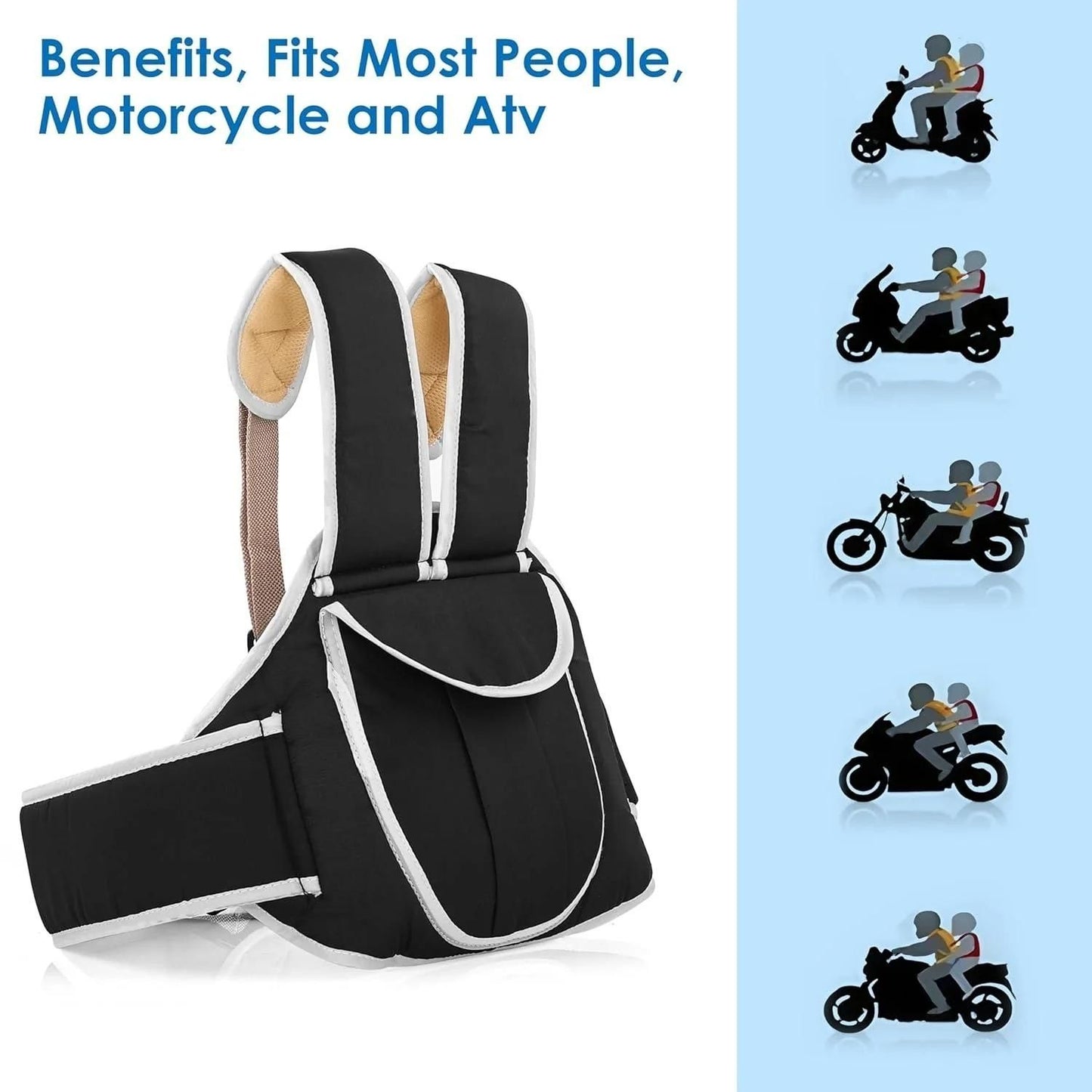 🛡️ Kids Safety Belt for Bike | Secure Ride Protection 👶✨