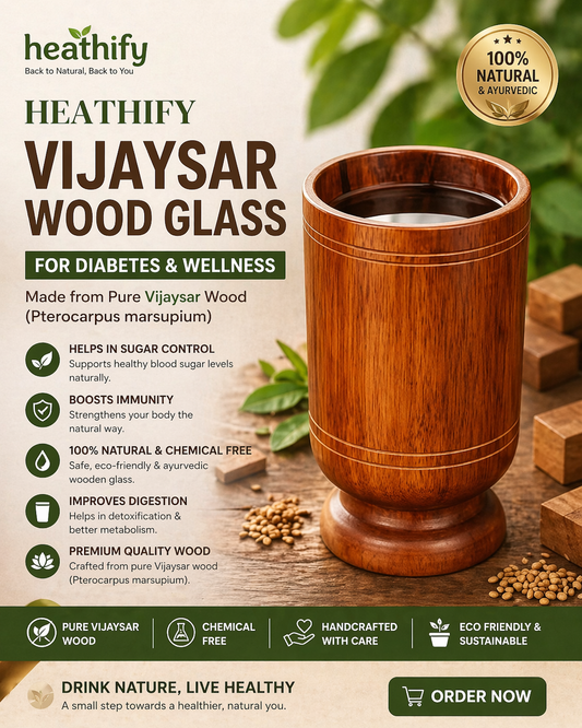 🌿 Herbal Wooden Tumbler | Natural Wellness Drink Cup 🪵