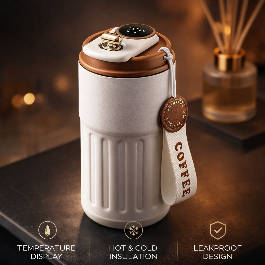 Smart LED Temperature Coffee Mug ☕
