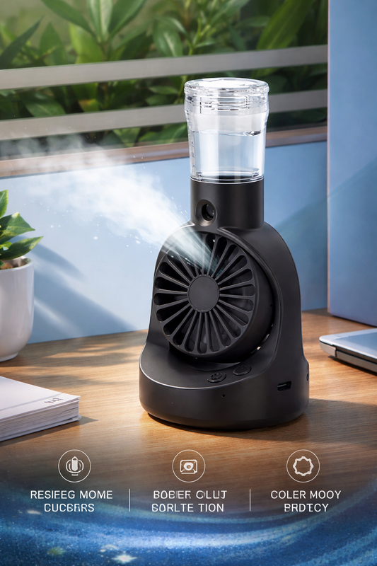 ❄️ ArcticMist™ Portable Spray Cooling Fan