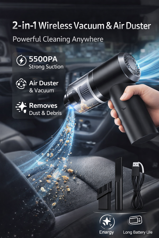 2-in-1 Wireless Vacuum & Air Duster🧹✨