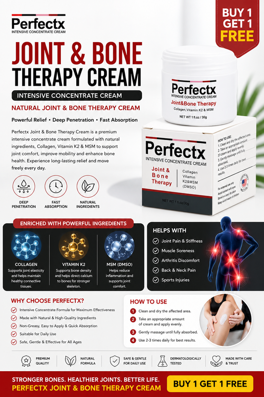 🦴 Perfectx Joint Relief Cream™ – 50g (Buy 1 Get 1 Free 🎁)