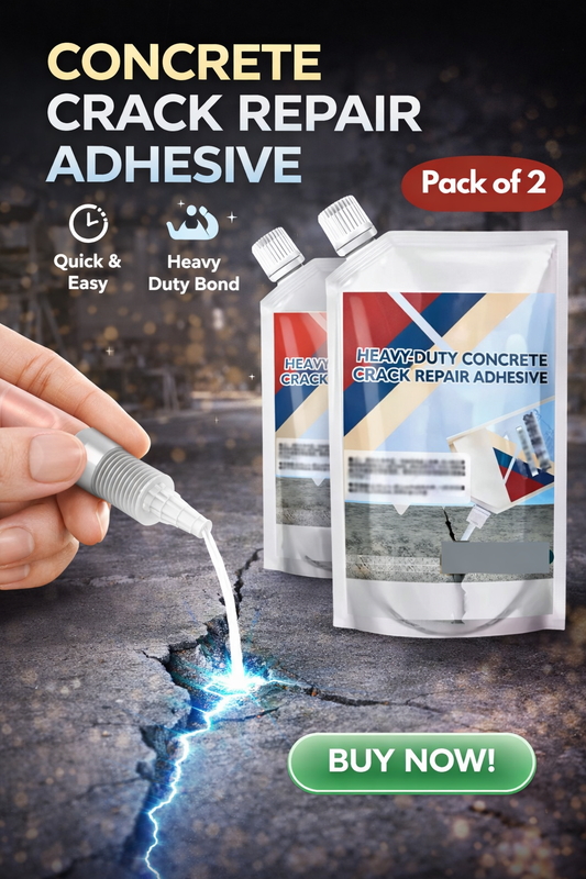 🔧 Heavy-Duty Concrete Crack Repair Adhesive (Pack of 2) | Strong Fix Solution 🏗️