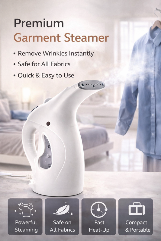 SteamPro Portable Garment & Facial Steamer Iron Brush ♨️👕