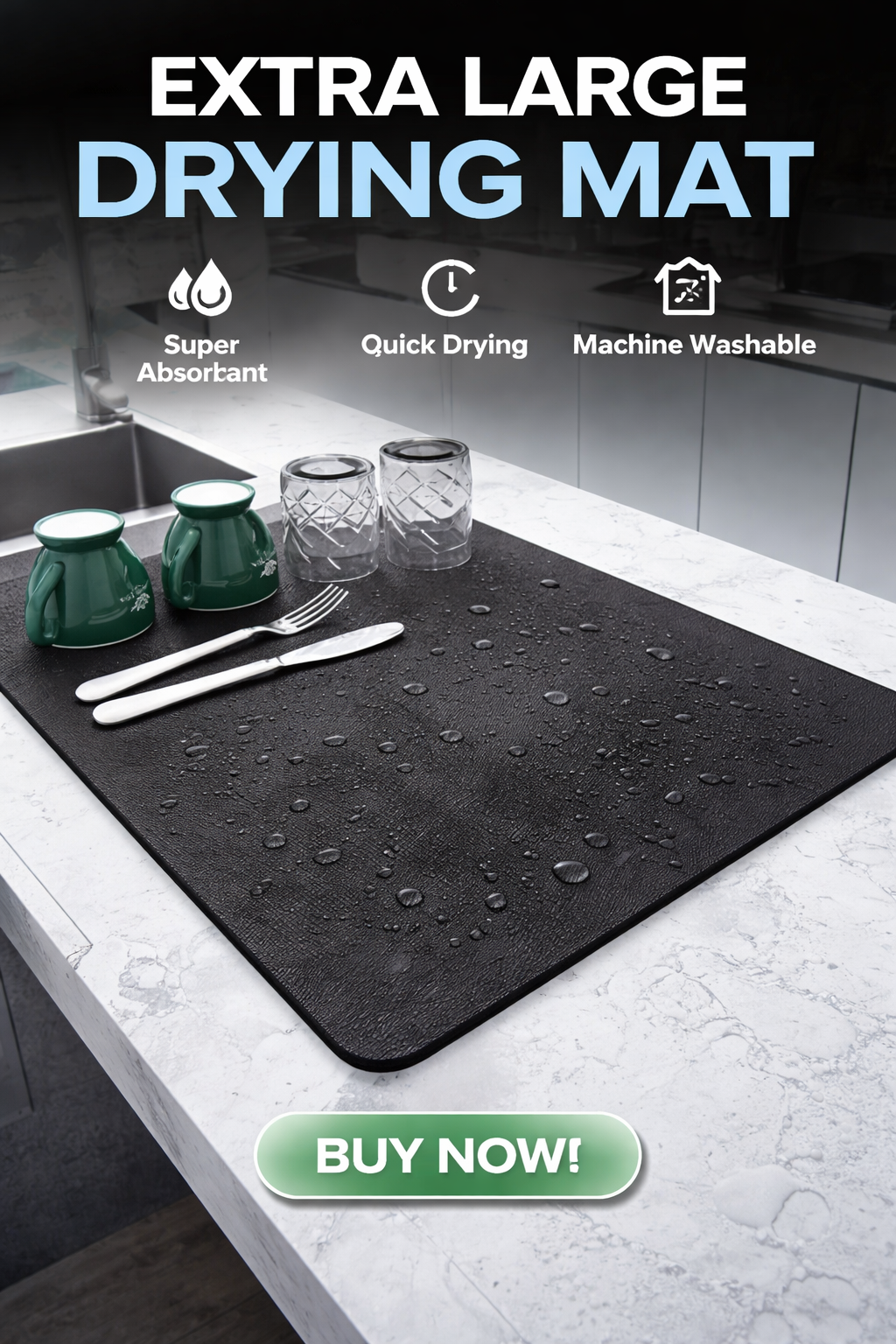 Quick-Dry in Ultra Absorb Quick-Dry Floor Mat (Buy 1 Get 1 Free)
