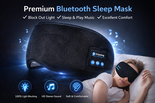 SleepTunes Wireless Bluetooth Music Eye Mask 😴🎧
