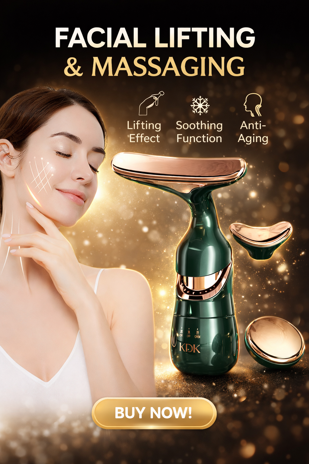 3-in-1 Anti-Wrinkle Face Massager ✨💆‍♀️