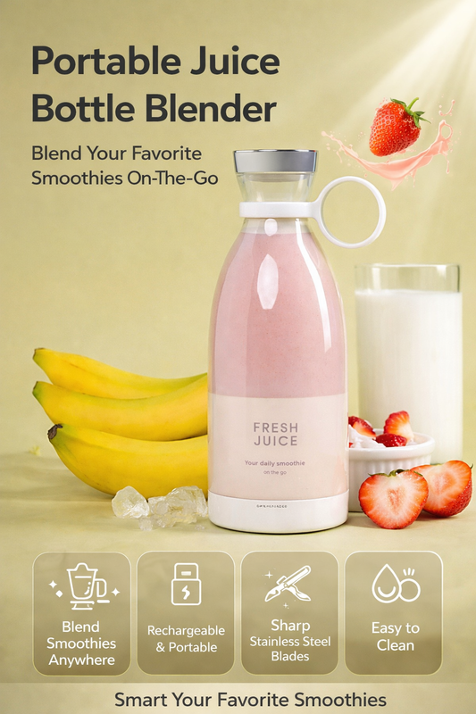 Portable USB Mini Juice Blender – Fresh Juice Anytime 🥤⚡
