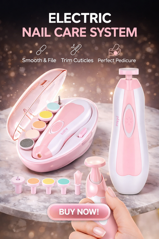 Baby Electric Nail Trimmer Set 👶✨