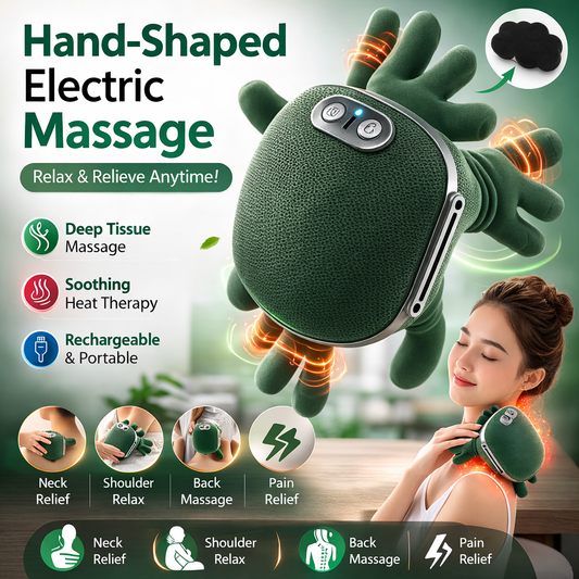 DeepRelax Shoulder & Neck Massager with Heat 💆‍♂️🔥