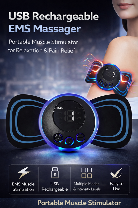 RelaxPulse Mini Electric Muscle Massager 💆‍♂️